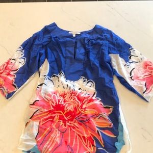 Diane von Furstenberg cover up tunic size 4